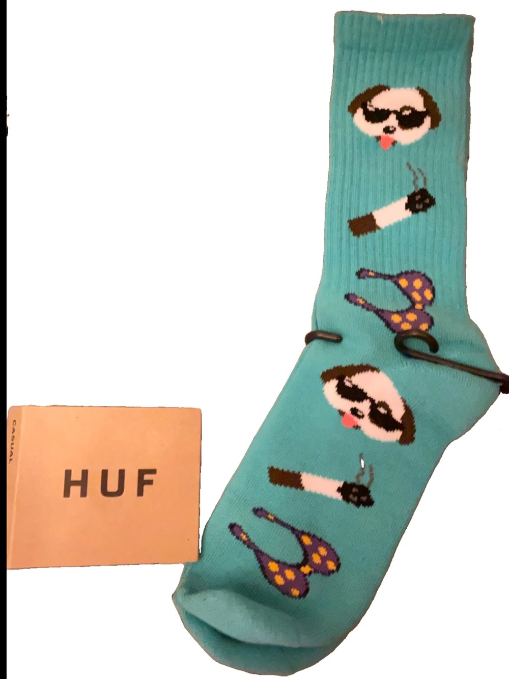 HUF Party Animal Dog Socks